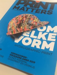 Hassink op de cover van PRINTmatters