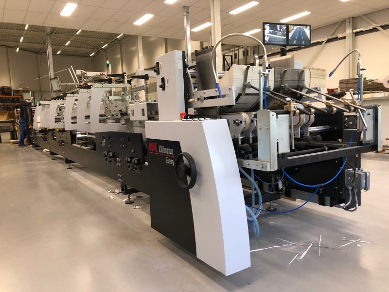Diana vouwplakmachine Hassink vouwplakmachine Diana