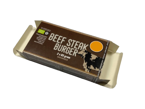 Langsnaad geplakte doos